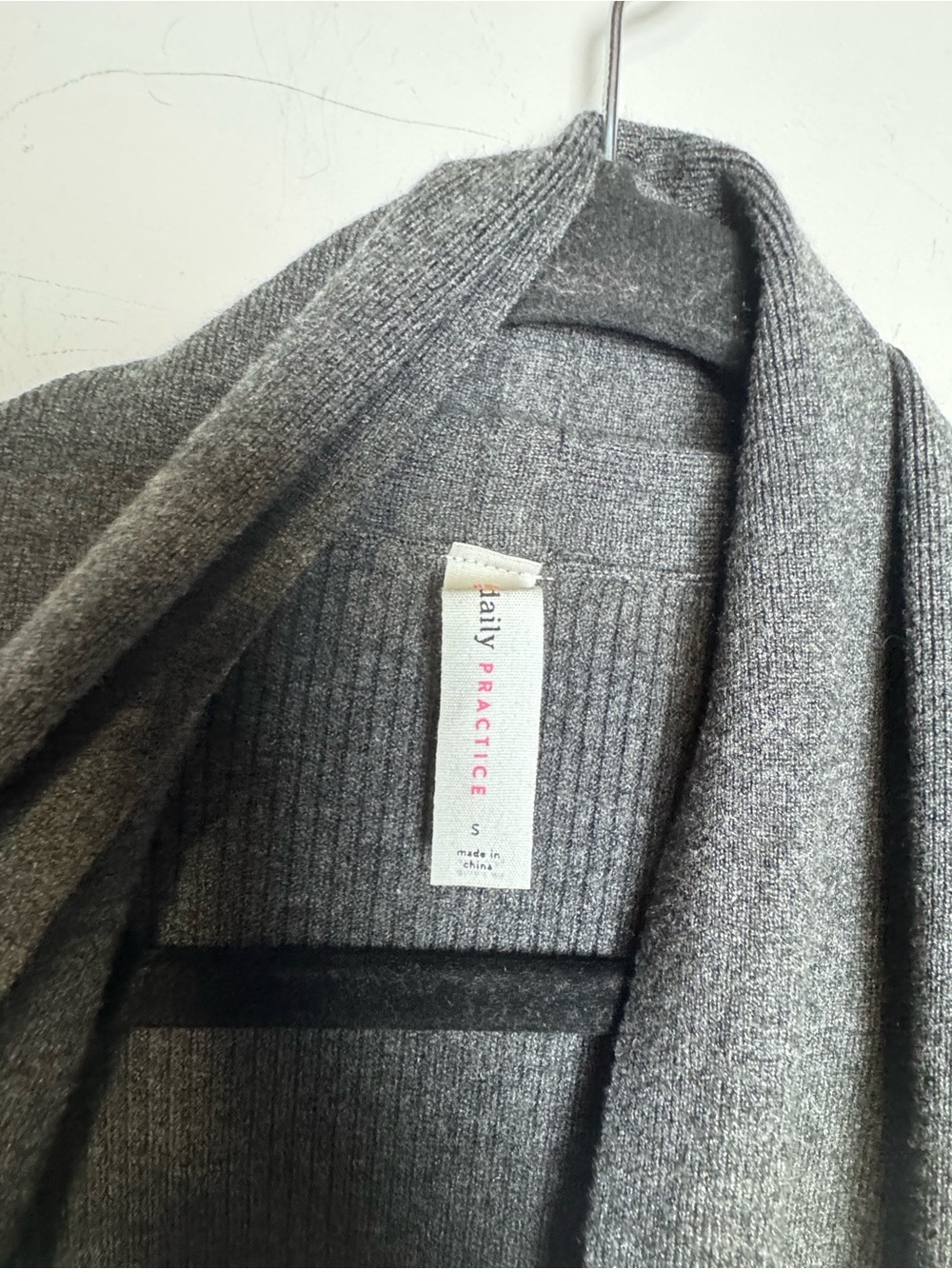 Daily Practice Grey Duster Small - Picture 3 of 6